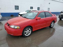 Salvage cars for sale at Farr West, UT auction: 2002 Nissan Sentra SE-R Spec V