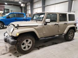 Salvage cars for sale at Greenwood, NE auction: 2017 Jeep Wrangler Unlimited Sahara