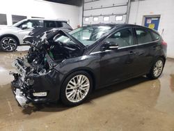 Salvage cars for sale at Blaine, MN auction: 2015 Ford Focus Titanium