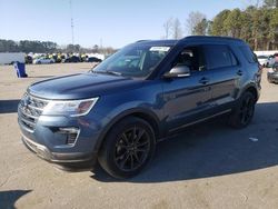 Salvage SUVs for sale at auction: 2019 Ford Explorer XLT