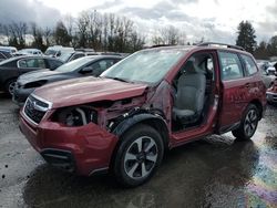 Subaru salvage cars for sale: 2018 Subaru Forester 2.5I