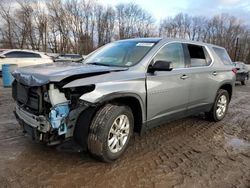 Salvage cars for sale at Chalfont, PA auction: 2019 Chevrolet Traverse LS