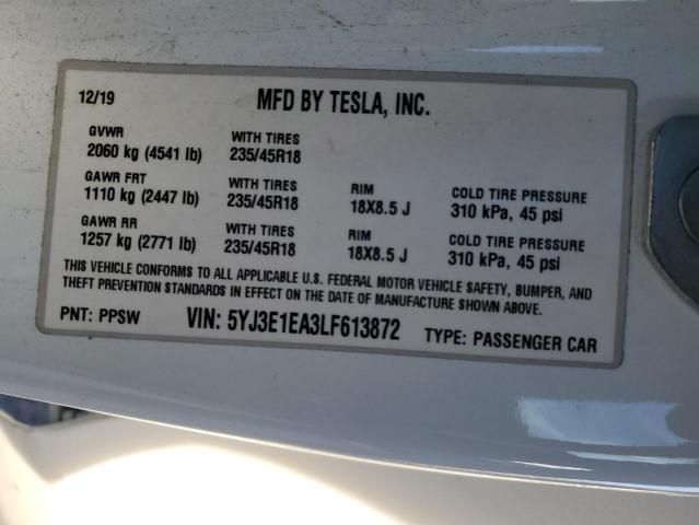 2020 Tesla Model 3