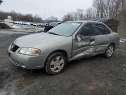 Salvage cars for sale at East Granby, CT auction: 2004 Nissan Sentra 1.8