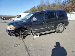 Salvage cars for sale at Brookhaven, NY auction: 2011 Nissan Armada Platinum