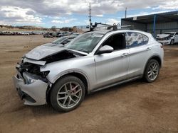 Salvage cars for sale at Colorado Springs, CO auction: 2018 Alfa Romeo Stelvio TI Sport