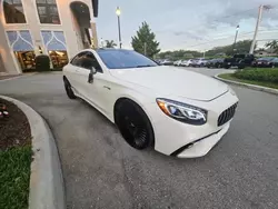 Salvage cars for sale at West Palm Beach, FL auction: 2019 Mercedes-Benz S 63 AMG