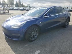 Salvage cars for sale from Copart Rancho Cucamonga, CA: 2018 Tesla Model 3