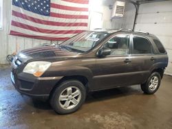 Salvage cars for sale at Lyman, ME auction: 2009 KIA Sportage LX