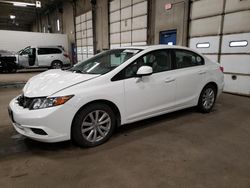 Salvage cars for sale at Blaine, MN auction: 2012 Honda Civic EXL