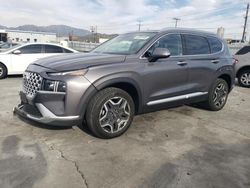 Salvage cars for sale at Sun Valley, CA auction: 2021 Hyundai Santa FE Limited