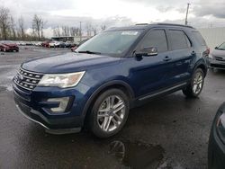 Carros salvage a la venta en subasta: 2017 Ford Explorer XLT