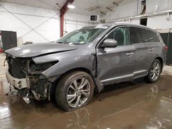 Salvage cars for sale at Center Rutland, VT auction: 2015 Infiniti QX60