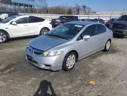 Salvage cars for sale at Spartanburg, SC auction: 2009 Honda Civic LX