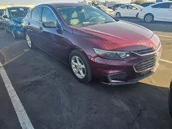 Salvage cars for sale at Phoenix, AZ auction: 2016 Chevrolet Malibu LS