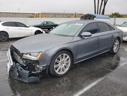 Salvage cars for sale at Van Nuys, CA auction: 2013 Audi A8 Quattro