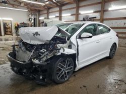 Salvage cars for sale at Pekin, IL auction: 2019 Hyundai Elantra Sport