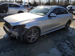 Salvage cars for sale at Waldorf, MD auction: 2015 Mercedes-Benz C 300 4matic