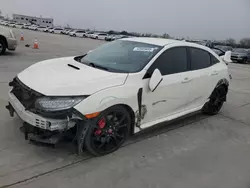 Salvage cars for sale at Grand Prairie, TX auction: 2018 Honda Civic TYPE-R Touring