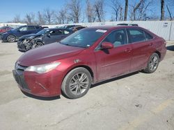 Salvage cars for sale at Bridgeton, MO auction: 2017 Toyota Camry LE