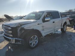 Salvage cars for sale at Wayland, MI auction: 2015 Ford F150 Supercrew