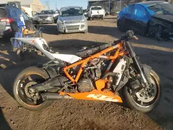 Salvage motorcycles for sale at Brighton, CO auction: 2013 KTM 1190 RC8