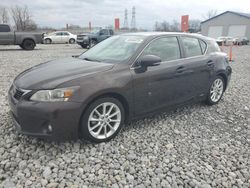 Salvage cars for sale at Barberton, OH auction: 2013 Lexus CT 200