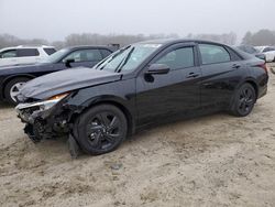 Hyundai salvage cars for sale: 2023 Hyundai Elantra Blue