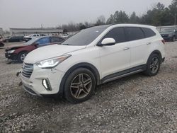 Salvage cars for sale at auction: 2017 Hyundai Santa FE SE Ultimate