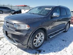 Salvage cars for sale at Cahokia Heights, IL auction: 2016 Dodge Durango Citadel