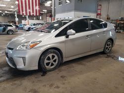 Salvage cars for sale from Copart Blaine, MN: 2013 Toyota Prius