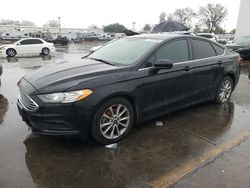 Salvage cars for sale at Sacramento, CA auction: 2017 Ford Fusion SE