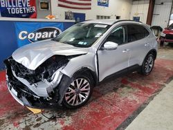 Salvage cars for sale at Angola, NY auction: 2020 Ford Escape Titanium