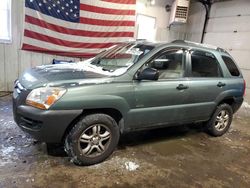 Salvage cars for sale at Lyman, ME auction: 2007 KIA Sportage EX