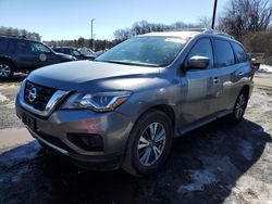 Salvage cars for sale at East Granby, CT auction: 2019 Nissan Pathfinder S