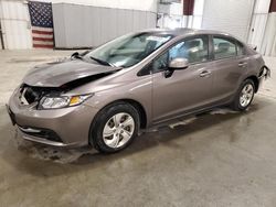 Salvage cars for sale at Avon, MN auction: 2013 Honda Civic LX