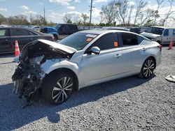 Salvage cars for sale at Riverview, FL auction: 2020 Nissan Altima Platinum