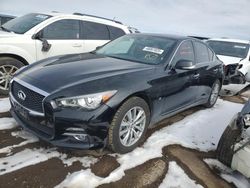 Salvage cars for sale at Brighton, CO auction: 2014 Infiniti Q50 Base