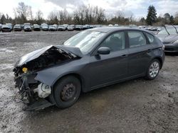 Salvage cars for sale at Portland, OR auction: 2008 Subaru Impreza 2.5I