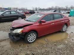 Salvage cars for sale from Copart Columbus, OH: 2014 Nissan Sentra S