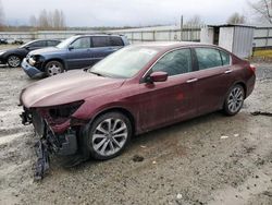 Salvage cars for sale at Arlington, WA auction: 2015 Honda Accord Sport