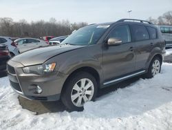 Salvage cars for sale at East Granby, CT auction: 2013 Mitsubishi Outlander SE