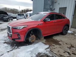 Infiniti salvage cars for sale: 2022 Infiniti QX55 Sensory