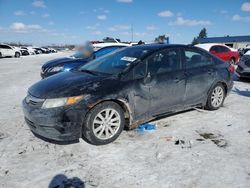 2012 Honda Civic EX en venta en Woodhaven, MI