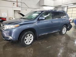 Salvage cars for sale at auction: 2013 Toyota Highlander Base