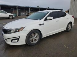 Salvage cars for sale at Fresno, CA auction: 2015 KIA Optima LX