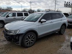 Salvage cars for sale at Columbus, OH auction: 2018 Volkswagen Tiguan SE