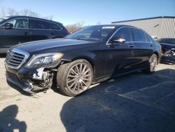 Salvage cars for sale at Spartanburg, SC auction: 2015 Mercedes-Benz S 550