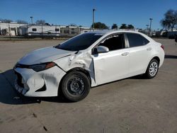 Salvage cars for sale at Sacramento, CA auction: 2018 Toyota Corolla L