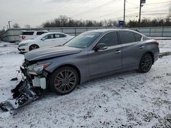 Salvage cars for sale at Hillsborough, NJ auction: 2019 Infiniti Q50 RED Sport 400